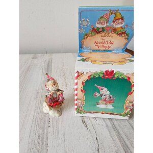 Enesco Sammy elf North Pole sled village zimnicki figurine Xmas vintage‎